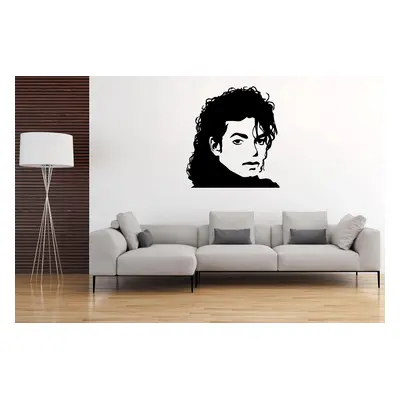 Lepy.cz Samolepka na zeď Michael Jackson Velikost (šířka x výška): 40x43cm, Barevná varianta: Le