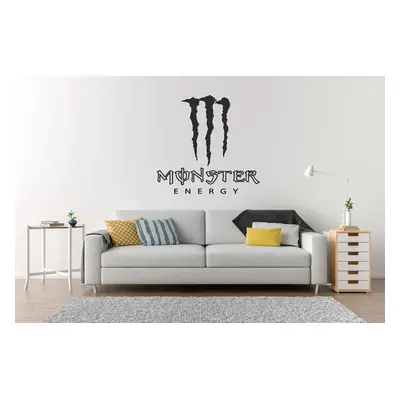 Lepy.cz Samolepka na zeď Monster Energy Velikost (šířka x výška): 45x45cm, Barevná varianta: Svě