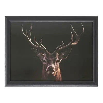 Podnos na nohy s jelenem Black Deer - 43*33*7cm