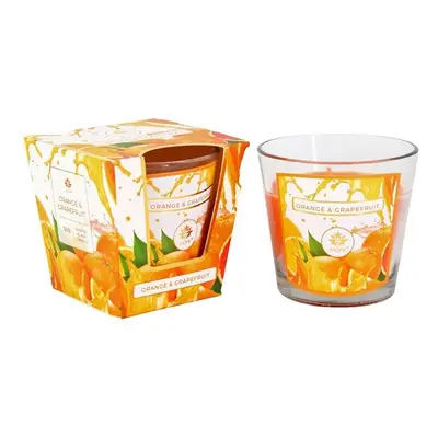 Arome Vonná svíčka ve skle Orange & Grapefruit, 120 g