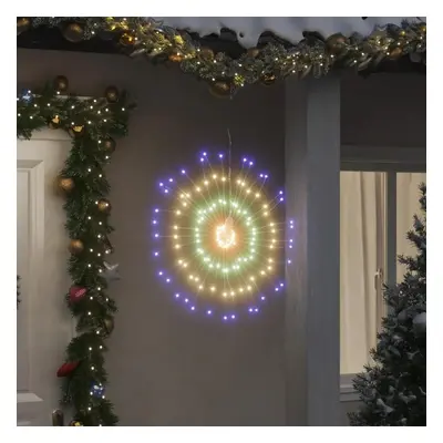 Vánoční hvězdicové světlo 140 vícebarevných LED diod 17 cm