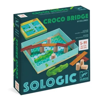 Djeco desková hra Sologic Croco Bridge