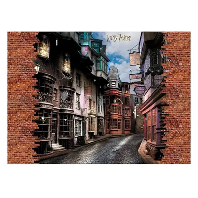 Dětská fototapeta Harry Potter Diagon Alley 252 x 182 cm, 4 díly