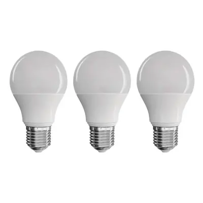 Teplé LED žárovky v sadě 3 ks E27, 8,5 W, 230 V - EMOS