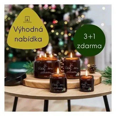 Tvoje Svíčka Adventní sada vonných svíček - DĚTSKÝ SEN