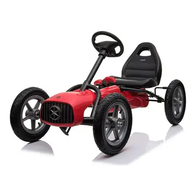 Baby Mix Dětská šlapací motokára Go-kart Buggy, červená