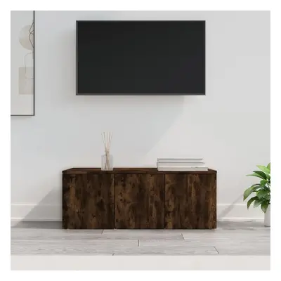 TV skříňka kouřový dub 80 x 34 x 30 cm kompozitní dřevo