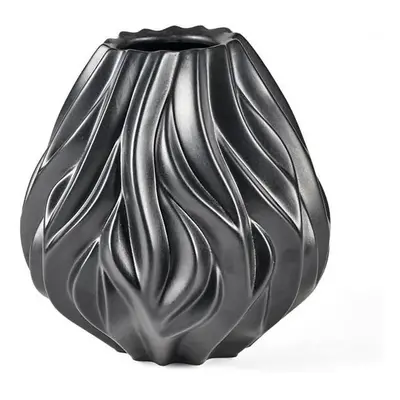 Morsø Porcelánová váza Flame 19 cm Black