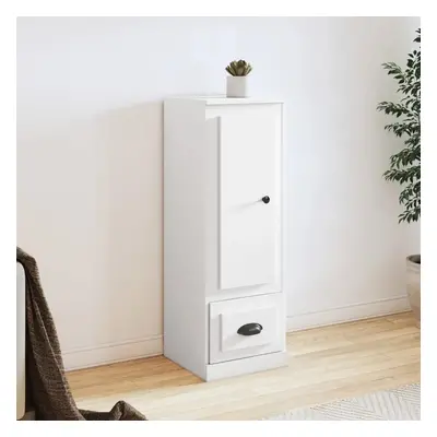 Skříň highboard bílá 36 x 35,5 x 103,5 kompozitní dřevo