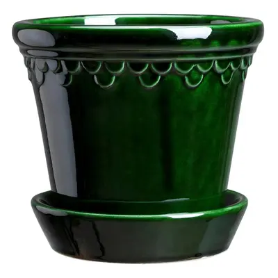 Københavner Glazed Emerald Green Ø 14 cm / V 15 cm