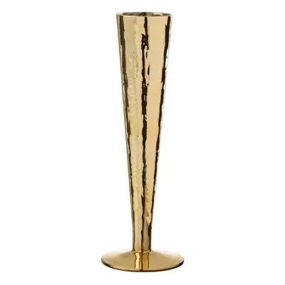 Zlatá sklenička na šampaňské Glass golden - Ø 7*23 cm