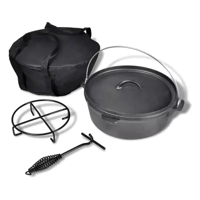 Litinový hrnec 5,6 L Dutch Oven s příslušenstvím