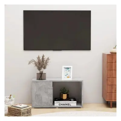 TV skříňka betonově šedá 60 x 24 x 32 cm kompozitní dřevo