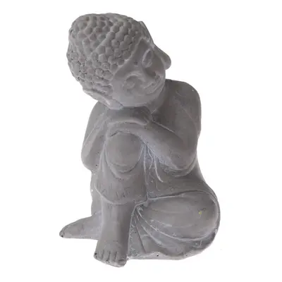 Betonová soška Buddha, 16 x 11 cm