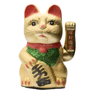 Milujeme Kameny Maneki neko - mávající kočička - soška feng shui - velká