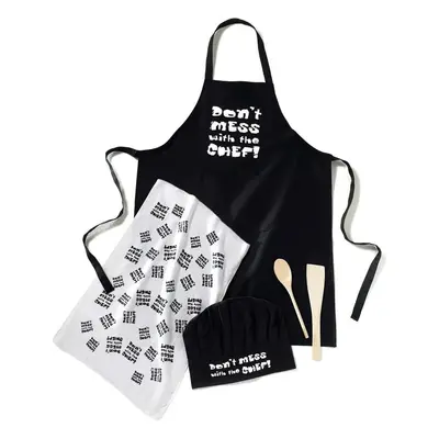 5dílný set pro kuchaře Cooksmart ® Don't Mess With The Chef