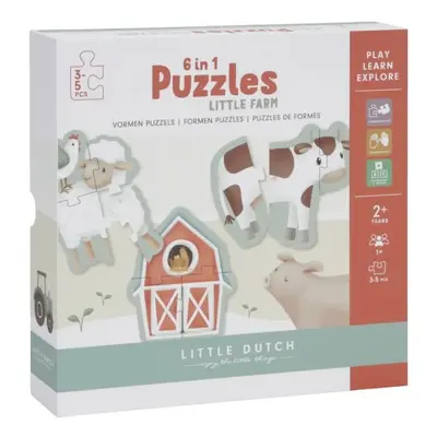 Little Dutch Puzzle 6v1 Farma