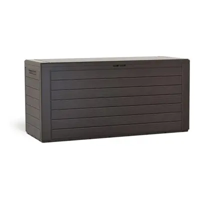 Zahradní box Woodebox hnědá, 280 l, 116 x 55 x 44 cm