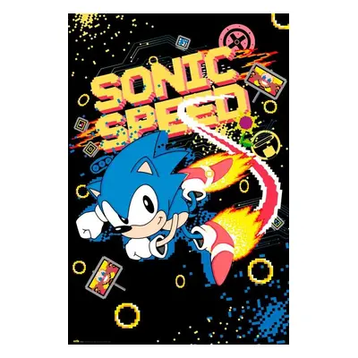 Plakát, Obraz - Sonic the Hedgehog - Speed