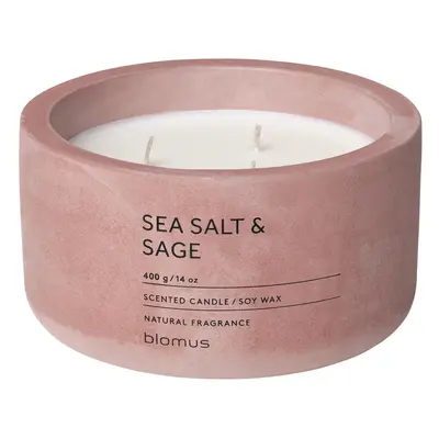 Vonná svíčka ze sojového vosku Sea Salt & Sage velká FRAGA BLOMUS