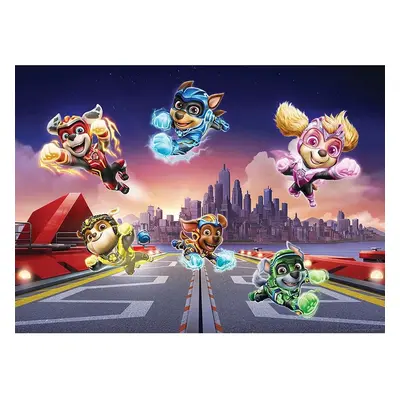 Dětská fototapeta Paw Patrol Mighty Pups 252 x 182 cm, 4 díly