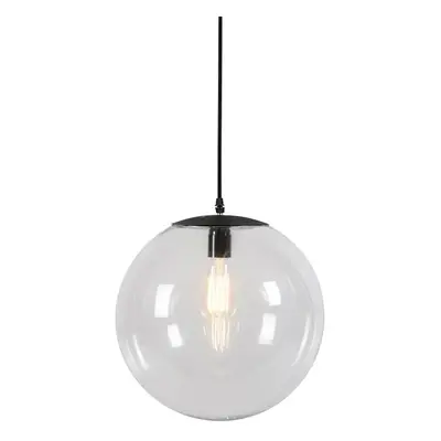 Moderní závěsná lampa transparentní 35 cm - Pallon