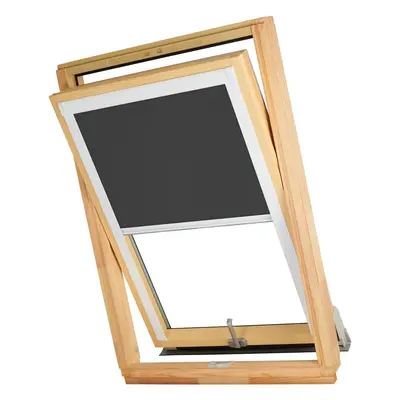 Dekodum Termoizolační roleta na střešní okno typu VELUX MK08/M08/308 Barva látky: Graphite Silve