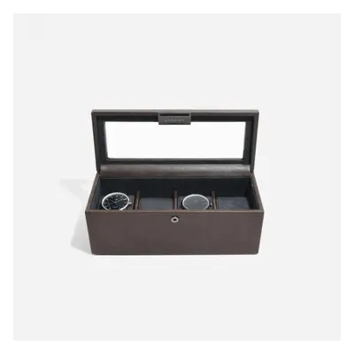 Stackers, kazeta na hodinky Brown 4 Piece Watch Box | hnědá 75398