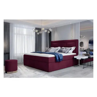 Expedo Čalouněná postel boxspring SAVOY, 180x200, mat velvet 68