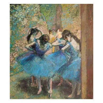 Obrazová reprodukce Dancers in blue, 1890, Edgar Degas