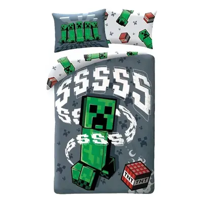 Bavlněné ložní povlečení Minecraft - Creeper