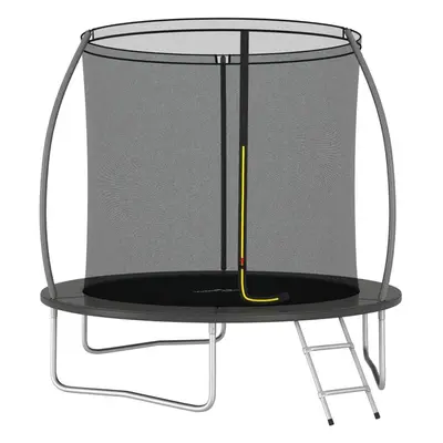 vidaXL Trampolína s příslušenstvím kulatá 244x55 cm 100 kg