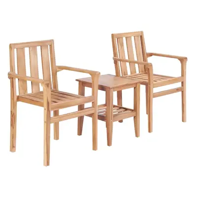 3dílný bistro set masivní teak