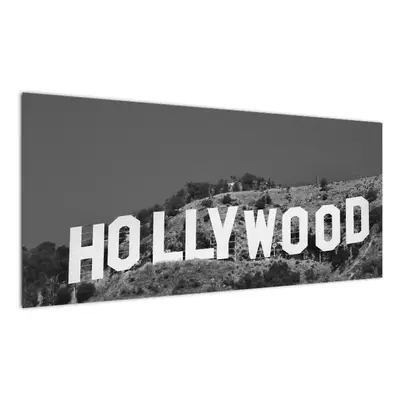 Nápis Hollywood - obraz (100x40cm)