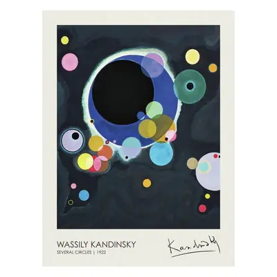 Obrazová reprodukce Several Circles (1922), Wassily Kandinsky