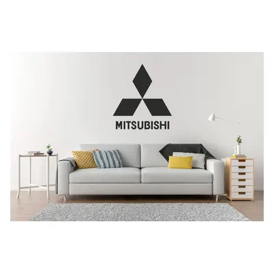 Lepy.cz Samolepka na zeď Mitsubishi - logo Velikost (šířka x výška): 35x39cm, Barevná varianta: 