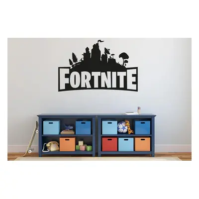 Lepy.cz Samolepka na zeď Fortnite - nápis Velikost (šířka x výška): 60x39cm, Barevná varianta: J