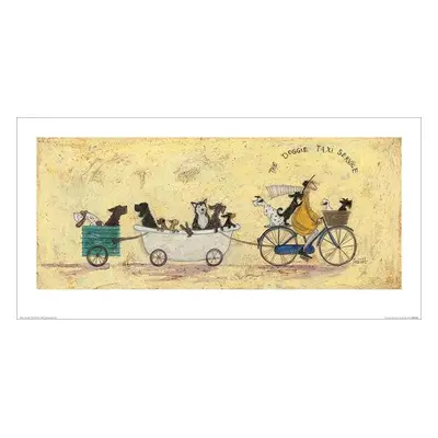 Umělecký tisk Sam Toft - The Doggie Taxi Service