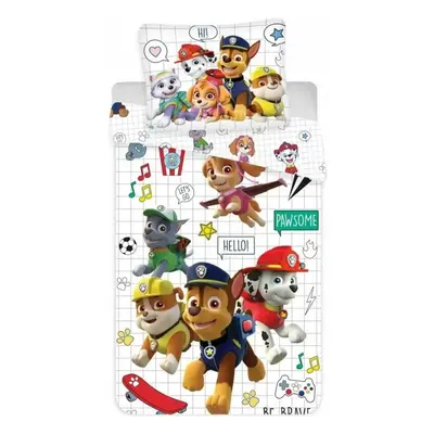 Povlečení do dětské postýlky Tlapková patrola - Paw Patrol - 100% bavlna - 40 x 60 cm + 100 x 13