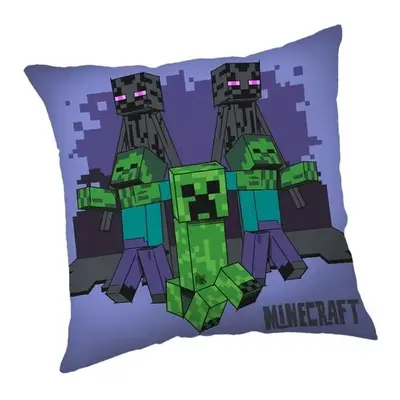 Jerry Fabrics polštářek Minecraft Mobs coming for you 40x40 cm