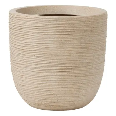 Capi Waste Rib NL Planter Ball Terrazzo Beige Ø 35 cm / V 34 cm