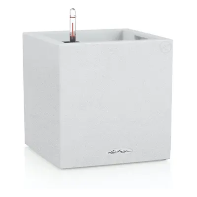 Lechuza Canto Stone 40 All Inclusive Set Quartz White V 41 cm / D 40 cm