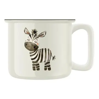 Keramický retro hrnek "Zebra", Keramický retro 500 ml