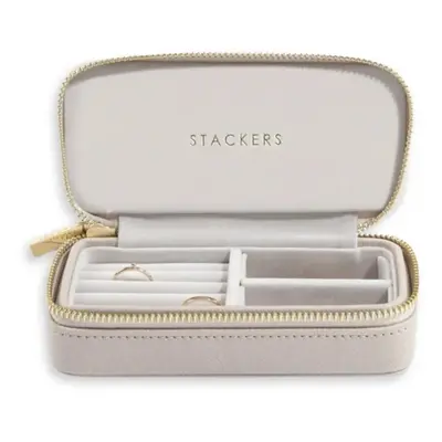 Stackers, Cestovní šperkovnice Taupe Medium Travel | šedobéžová 75344