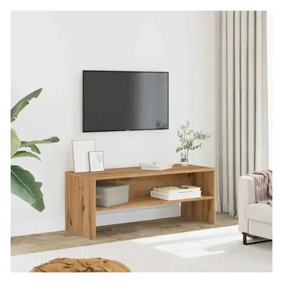 TV stolek dub artisan 100 x 40 x 40 cm kompozitní dřevo