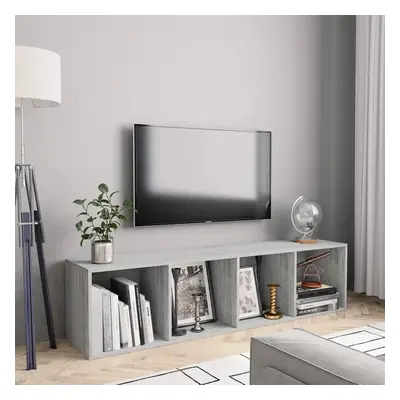 vidaXL Knihovna/TV skříňka betonově šedá 143 x 30 x 36 cm