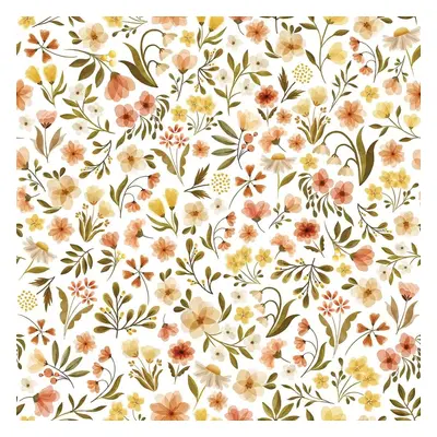 Dětská tapeta 10 m x 50 cm Vintage Flowers – Lilipinso