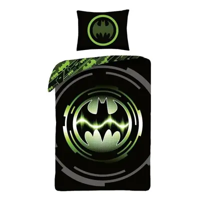 Bavlněné ložní povlečení Batman - motiv Kryptonite Energy - 100% bavlna - 70 x 90 cm + 140 x 200