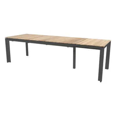 Optimum Teak roztahovací jídelní stůl antracit 220-340 cm