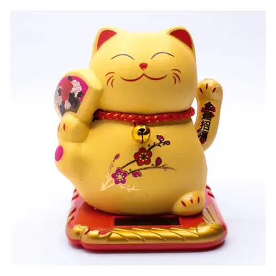 Milujeme Kameny Maneki neko - mávající kočička Solar - Feng shui P